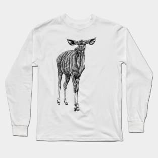 Greater kudu antelope Long Sleeve T-Shirt